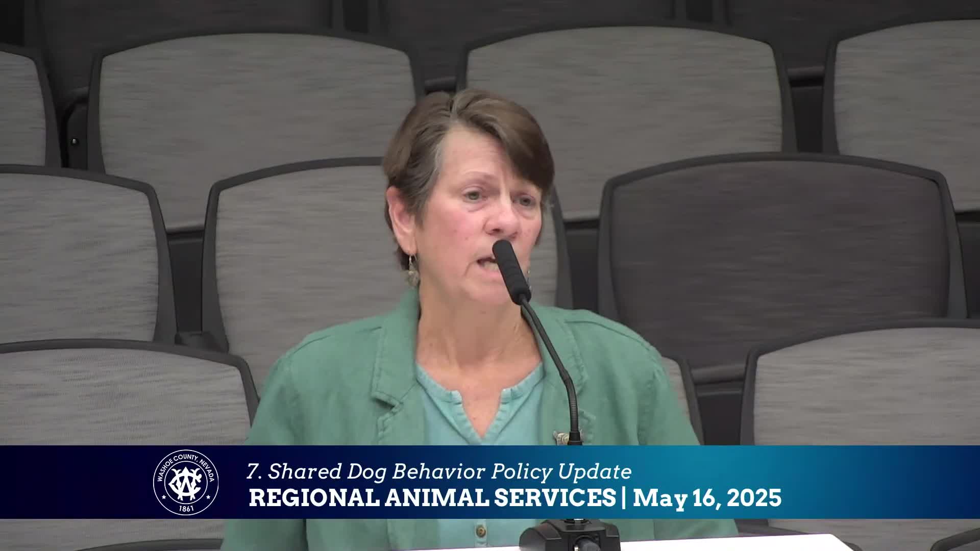 Washoe County shelters implement new dangerous dog euthanasia policy