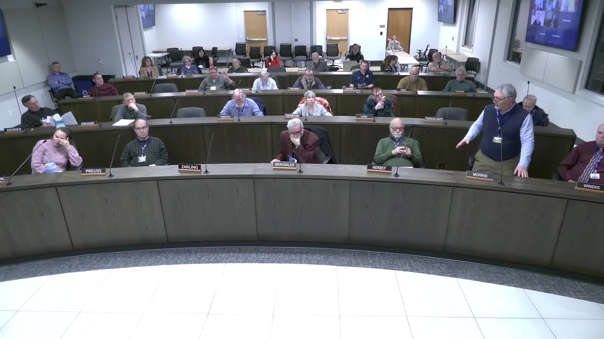 County Board debates term limits and recording committee meetings for transparency