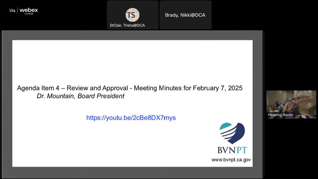 At a glance: Board approves program admissions, minutes and takes legislative positions at May 16 meeting