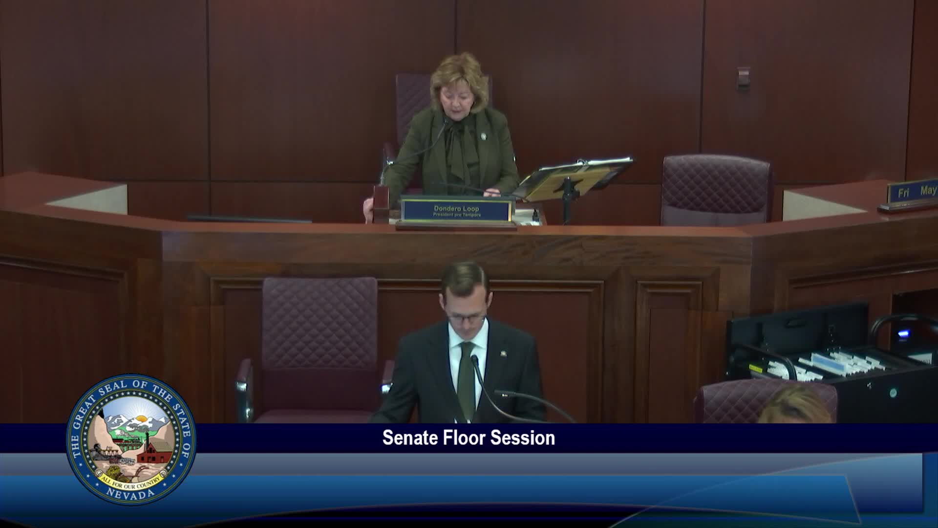 Nevada Senate advances scores of bills to general file, adopts two committee amendments and suspends notice for select measures