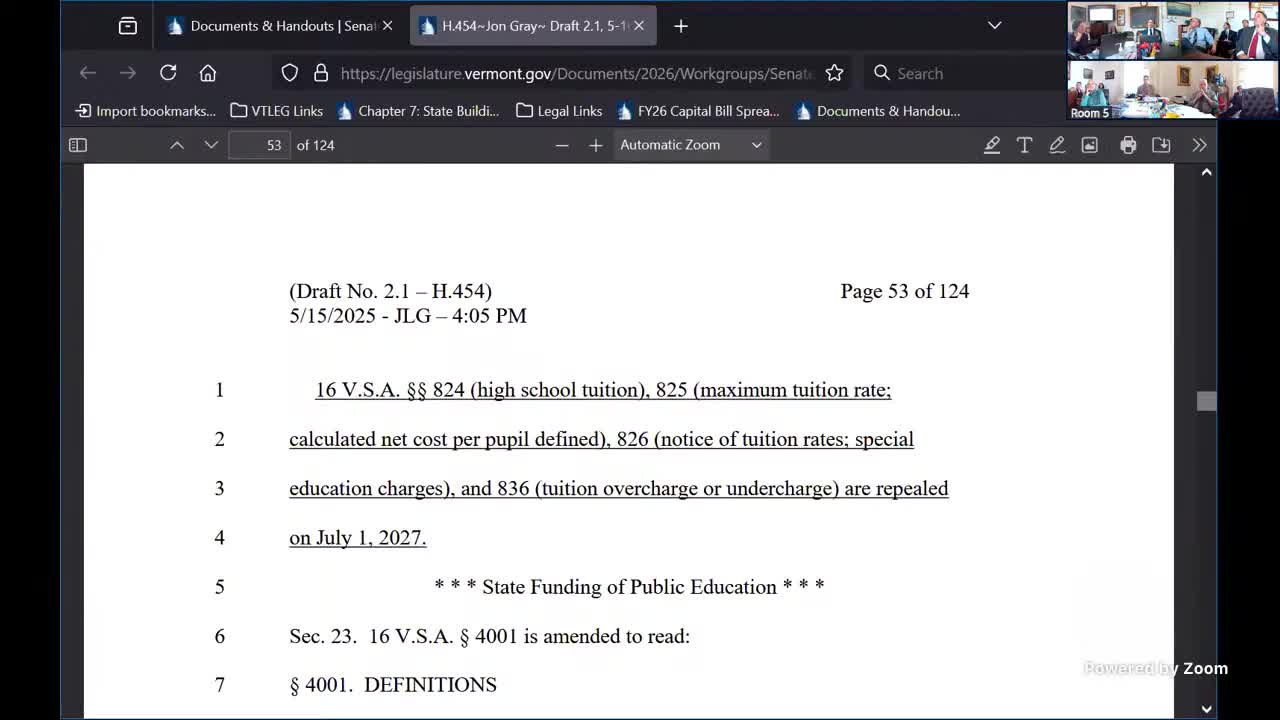 Senate panel reviews overhaul of K-12 funding: new foundation formula, student weights and transition rules