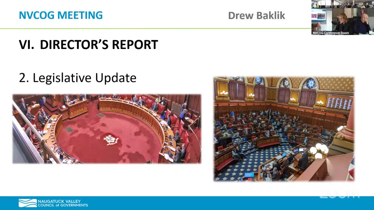 Director briefs board on state legislation: Transfer Act replacement, new camp regulations and proposed COG staffing additions