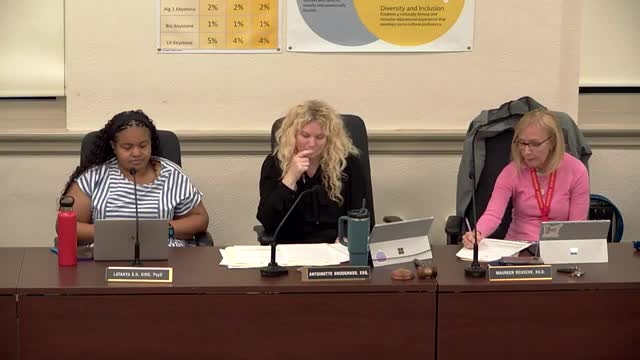 Board told it should retain broad authority to accept or refuse district donations; committee seeks clearer reporting and thresholds