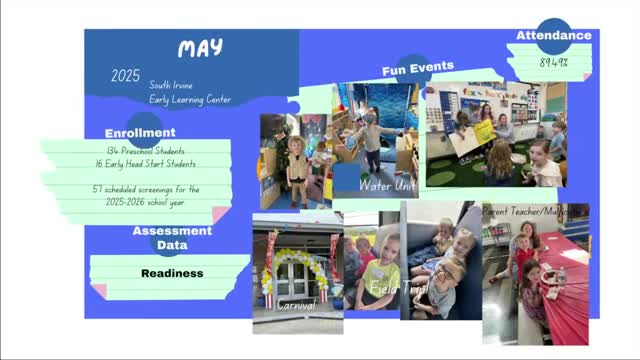 Early Head Start Program prepares for preschool transition and summer recruitment