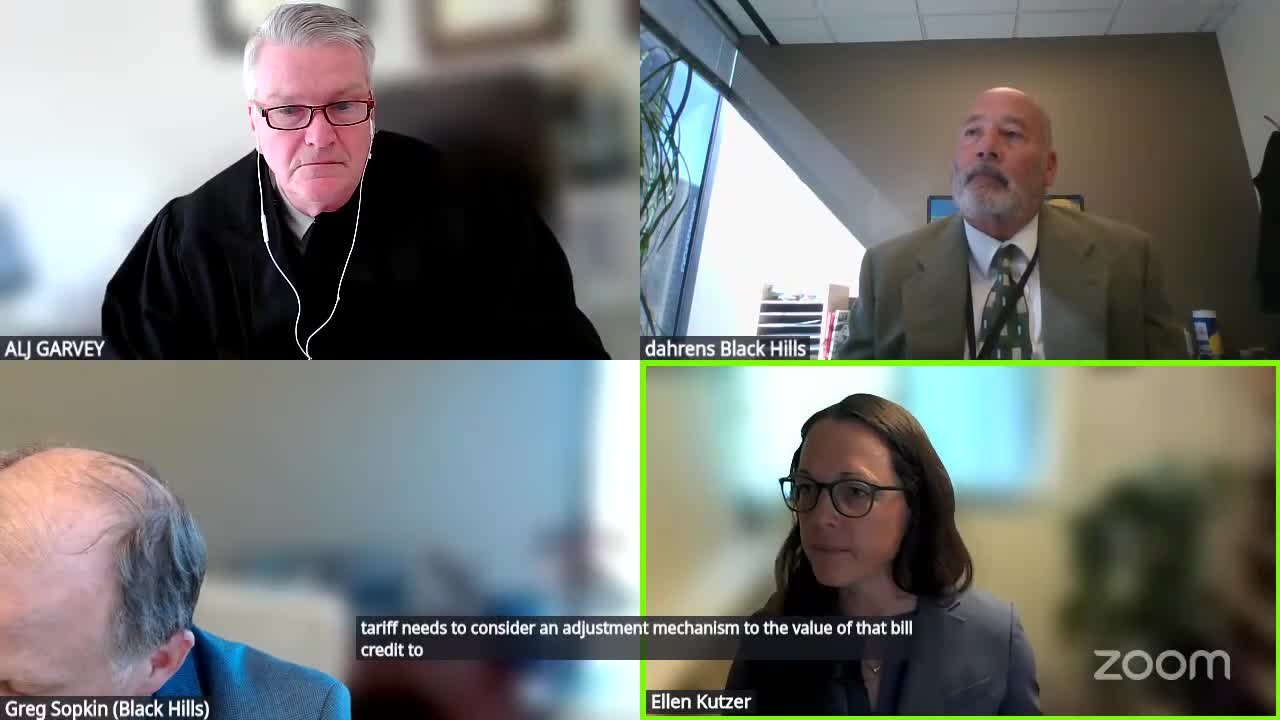 Staff proposes 5‑year static then rolling‑average adjustment for community solar fixed credits; developers press for CPI‑U index