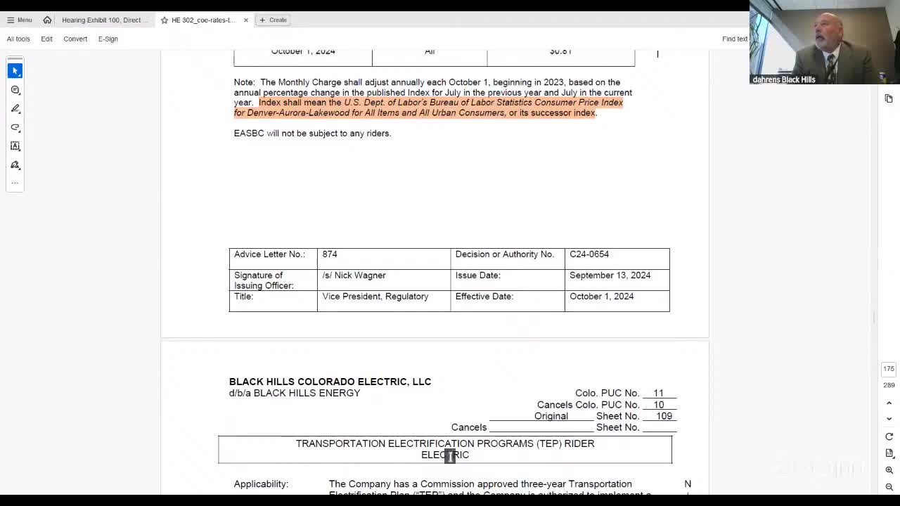 Black Hills addresses fixed bill credit adjustments in regulatory hearing