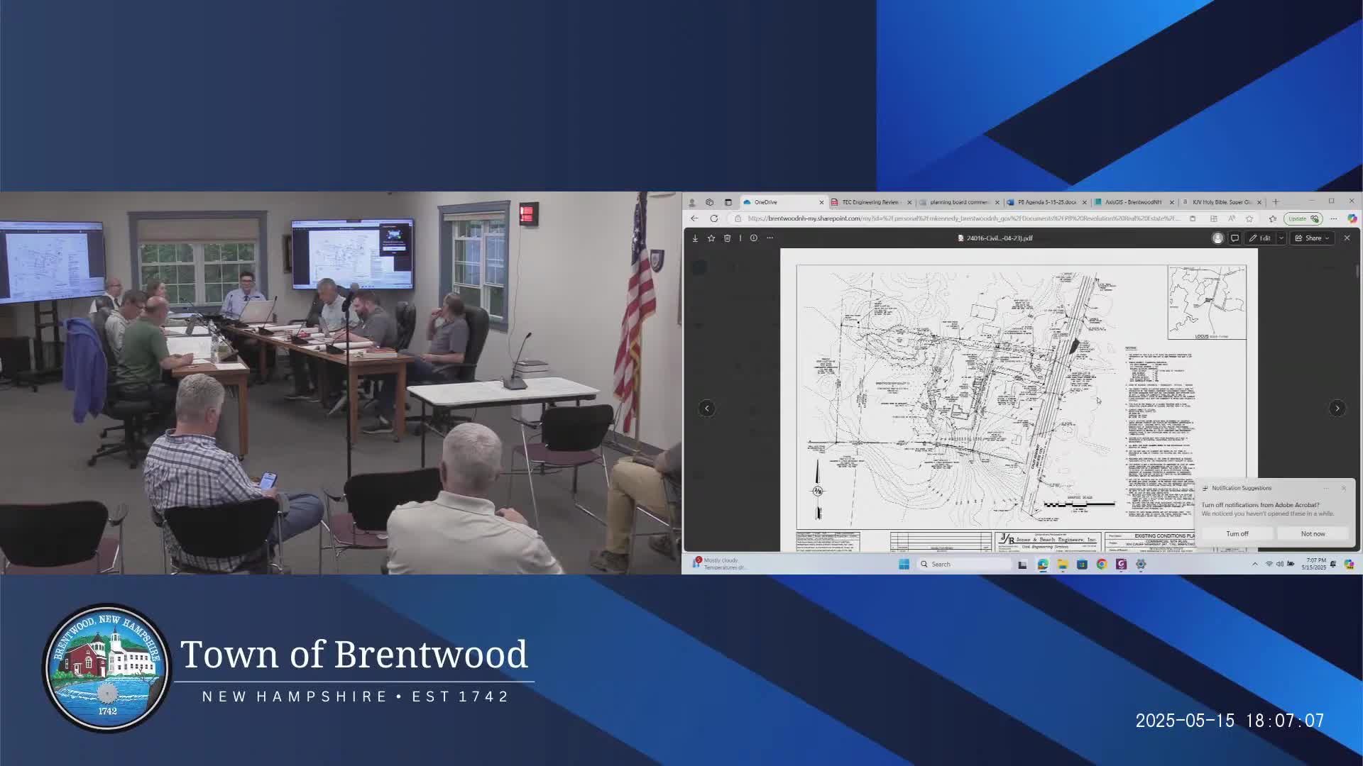 Developers propose three‑building commercial site at 324 Route 125 in Brentwood