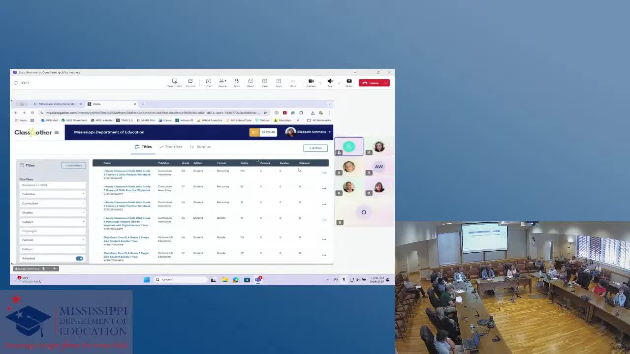 Education officials launch data initiative to track textbook investment and student performance