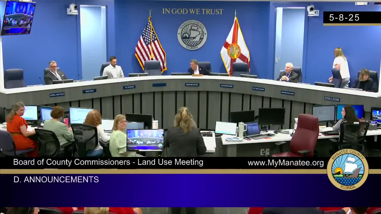 Manatee County holds second public workshop on extraordinary‑circumstances impact‑fee report