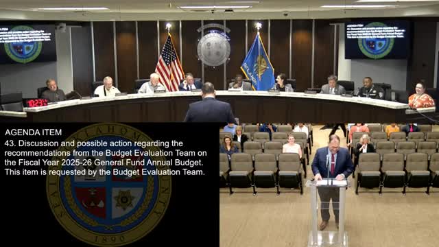Oklahoma County adopts $138,265,103 FY 2025-26 budget following BET recommendation