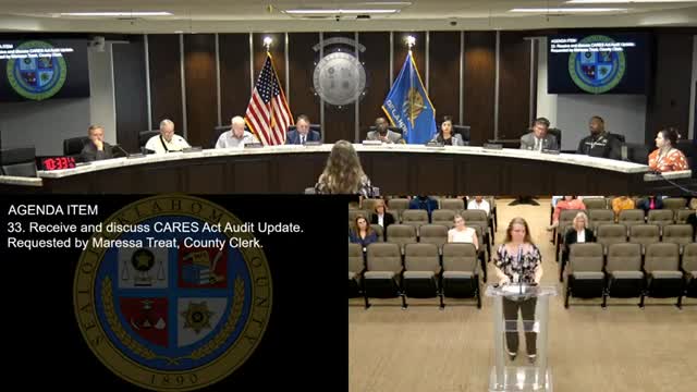County told Treasury will accept documentation on CARES Act 'questioned costs'; $417,882 identified