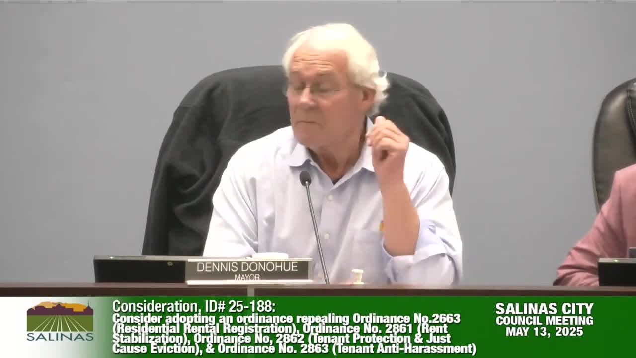 Salinas council repeals four rent-related ordinances after months of public debate