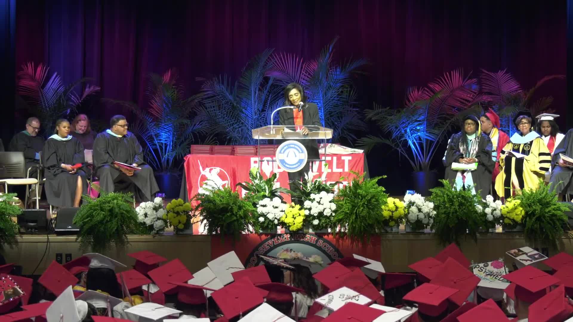 Roosevelt High School celebrates 100th graduation with Class of 2025 diploma presentation