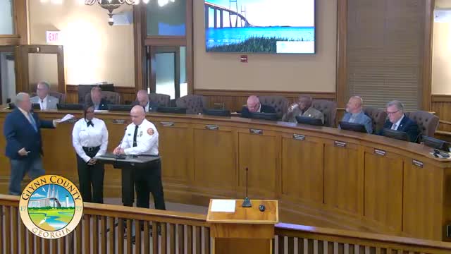 Glynn County swears in new assistant fire chief at public meeting