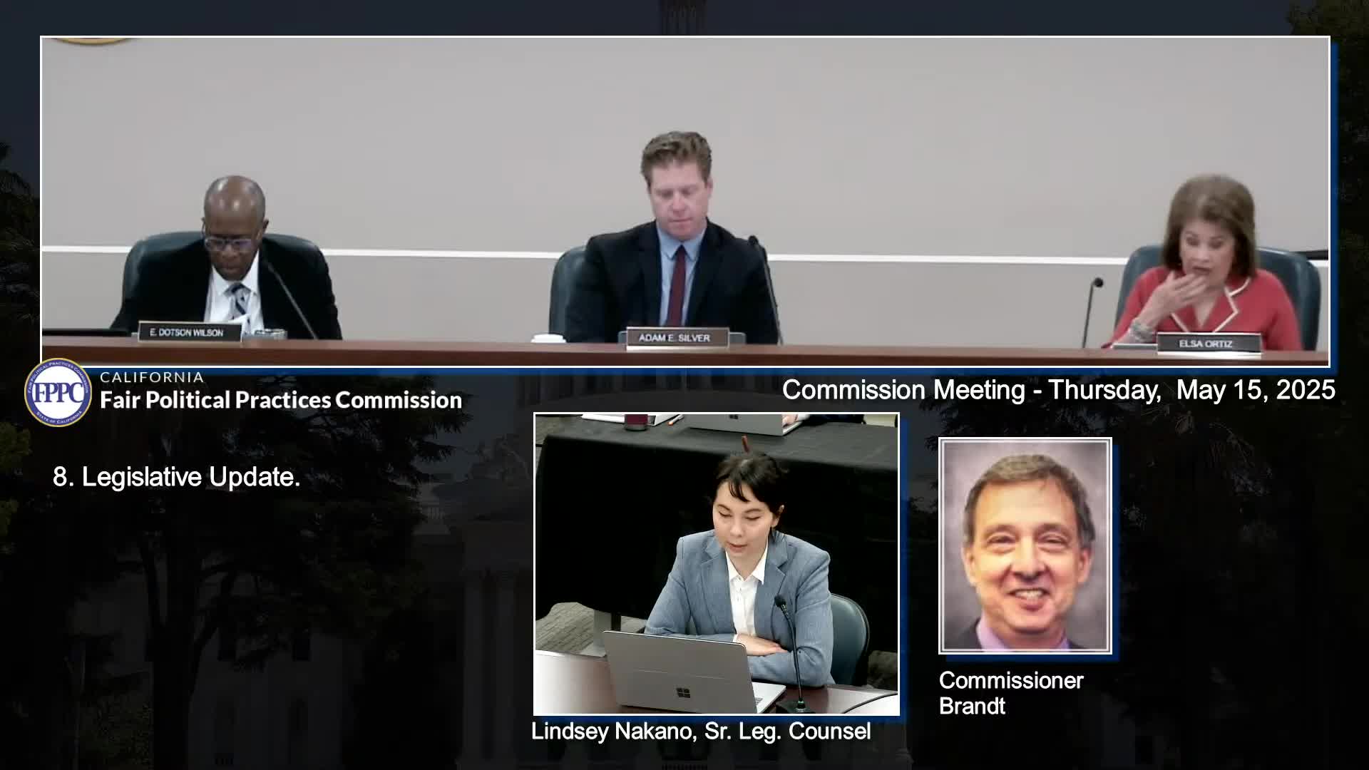 FPPC hears legislative update; commission worries about funding for SB 644 contribution limits