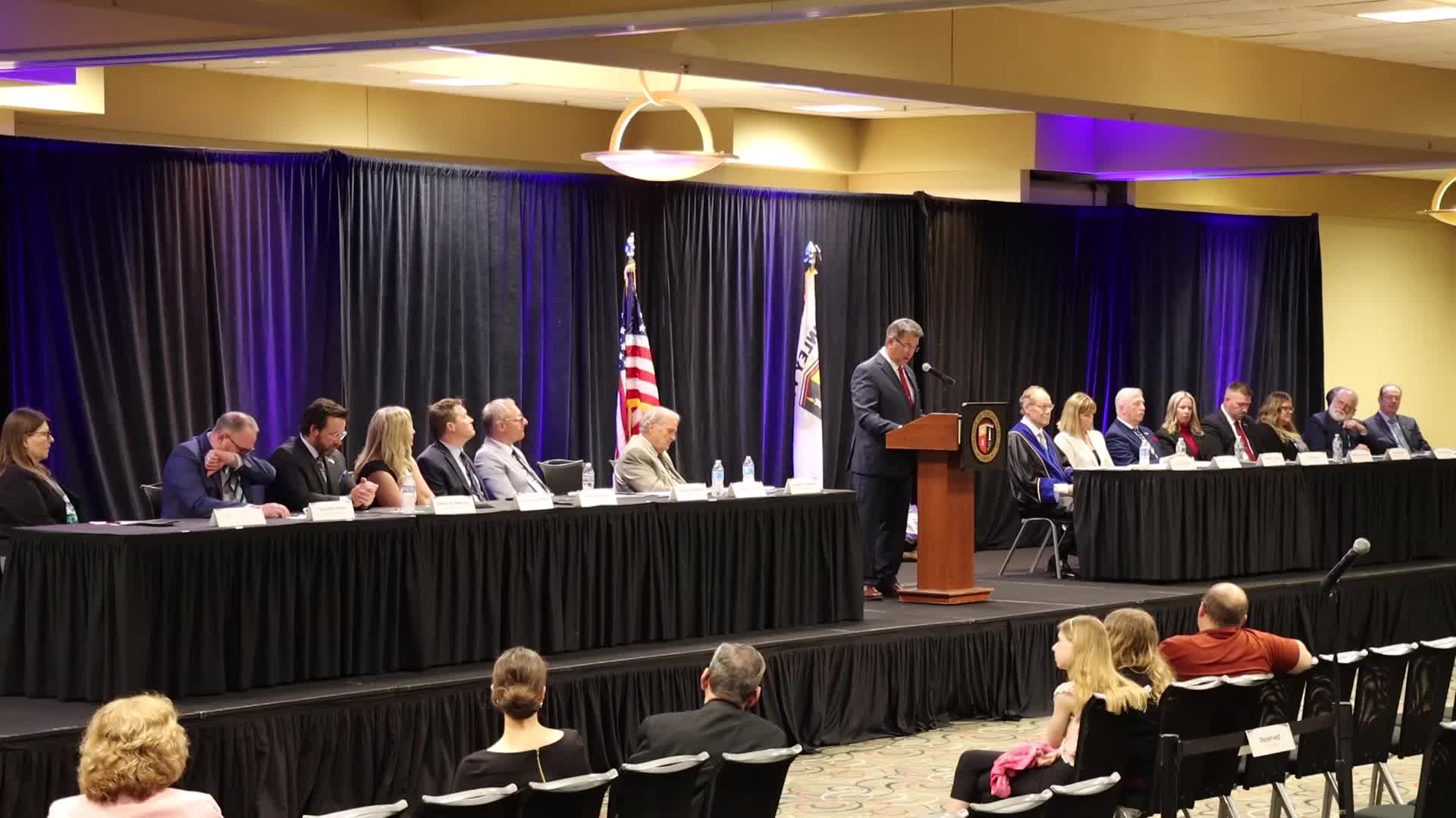 Mayor announces Tinley Park's record development and tax freeze during board meeting