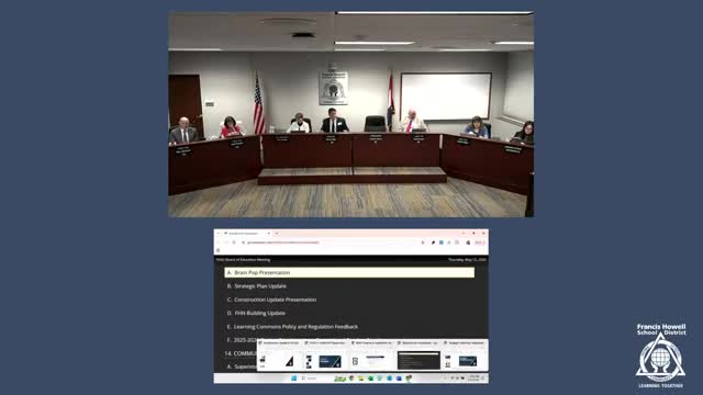 Doctor Meredith Bates presents BrainPOP's impact on classroom instruction at district meeting