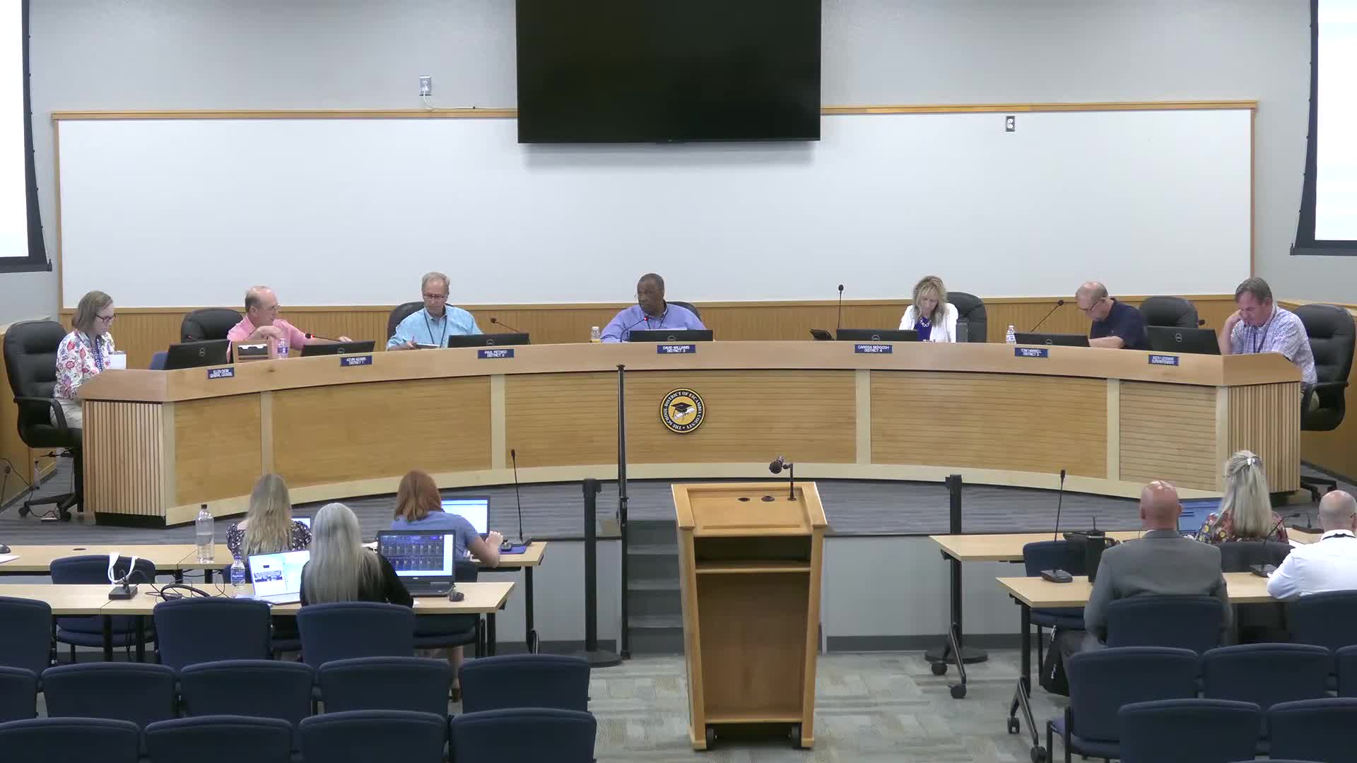 Escambia leaders warn legislative uncertainty could affect school budget and policies; cellphone, guardian, voucher changes discussed