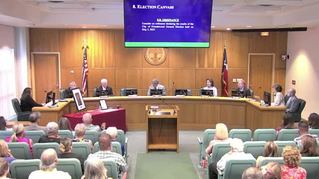 Friendswood certifies May 3 election results and swears in Michael P. Ross