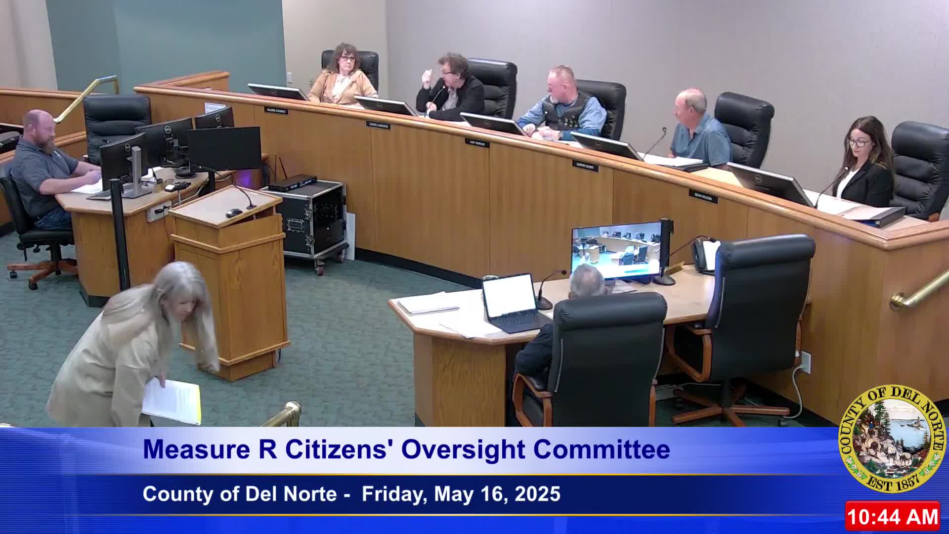 Measure R committee approves vehicle purchases, body scanner, probation equipment; several projects moved to next fiscal year