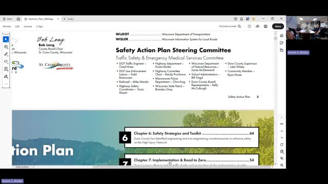 Dunn County adopts Safe Streets for All traffic safety action plan to guide funding and projects