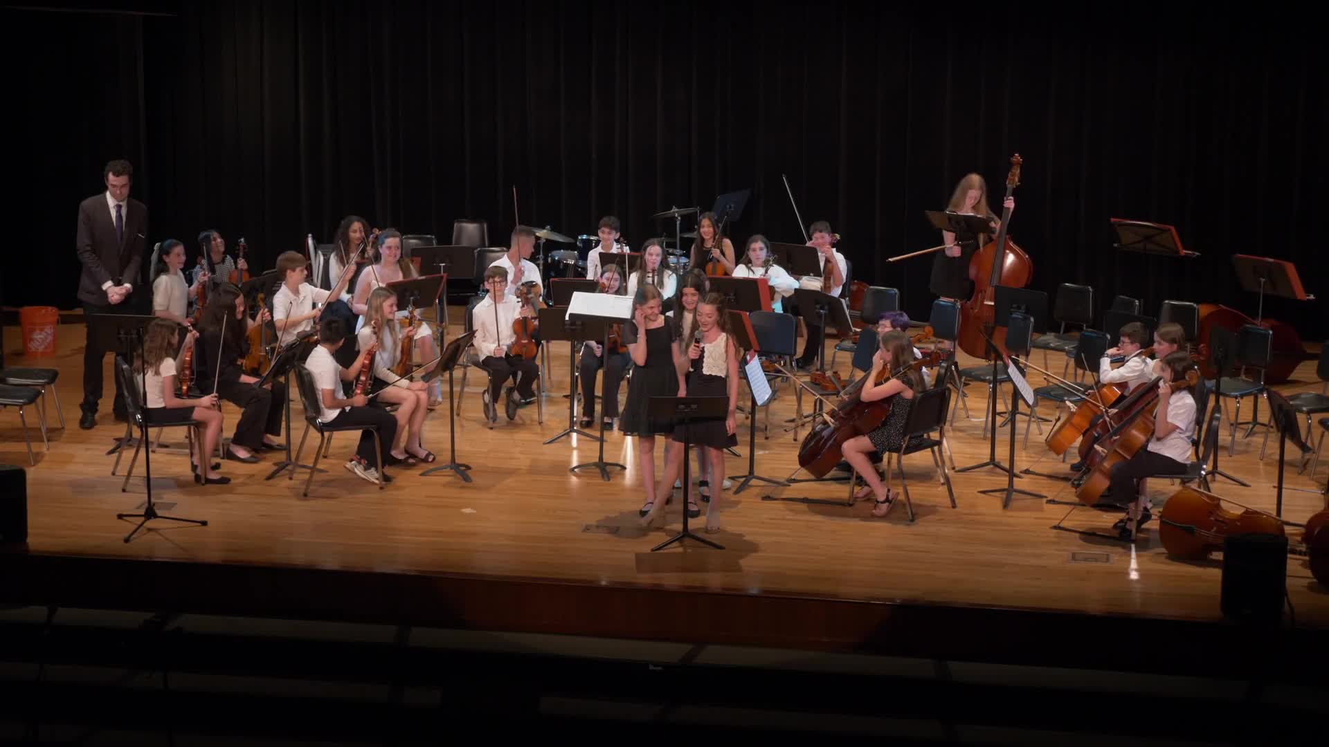 Sixth grade orchestra showcases diverse repertoire including Viva Violas and Little Fugue