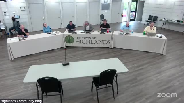 Highlands board moves to convey visitor center to Chamber and approves one-year $1 lease