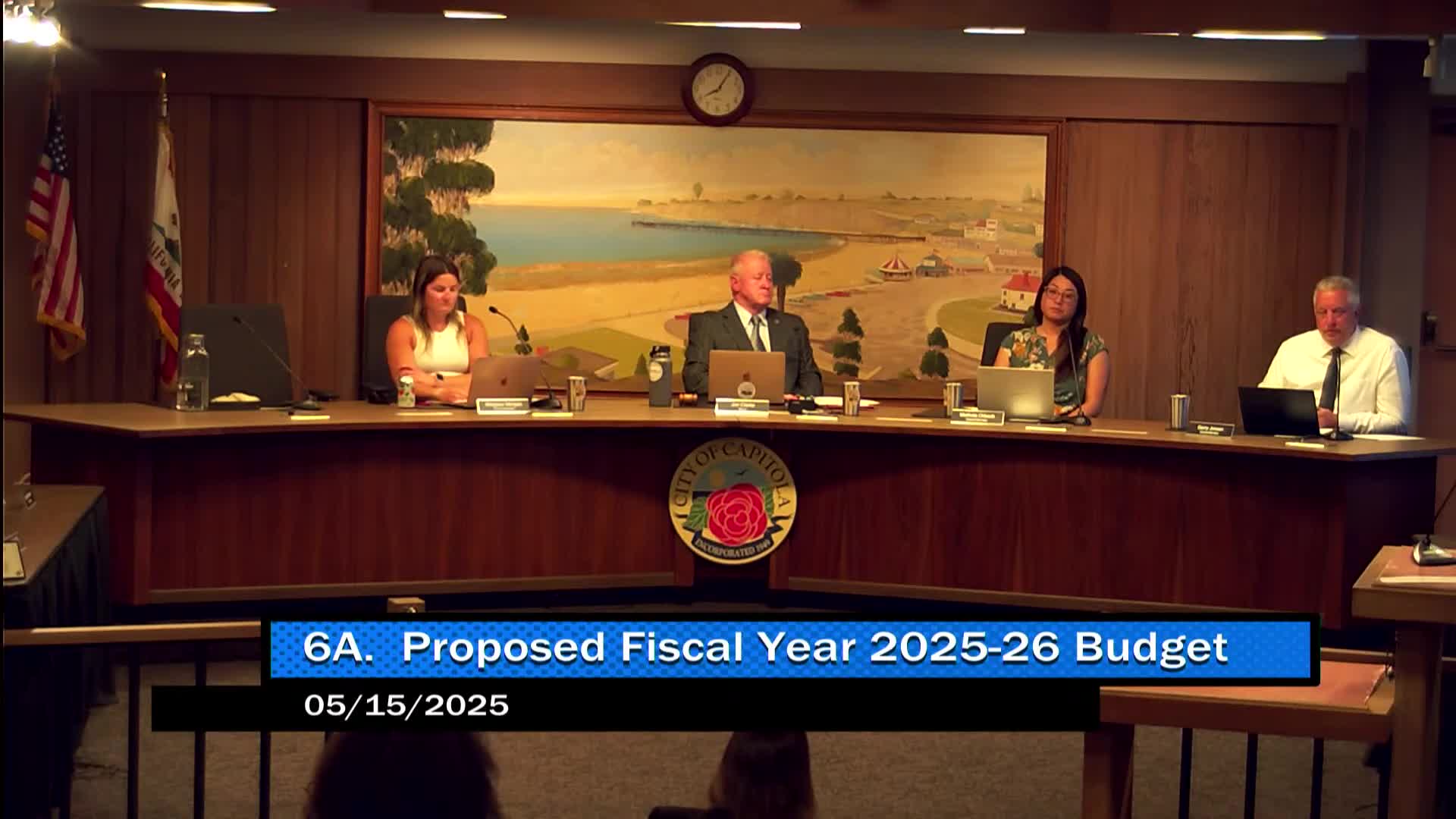 Capitola proposes smaller, family‑friendly Wharf events and new public‑art maintenance in draft budget