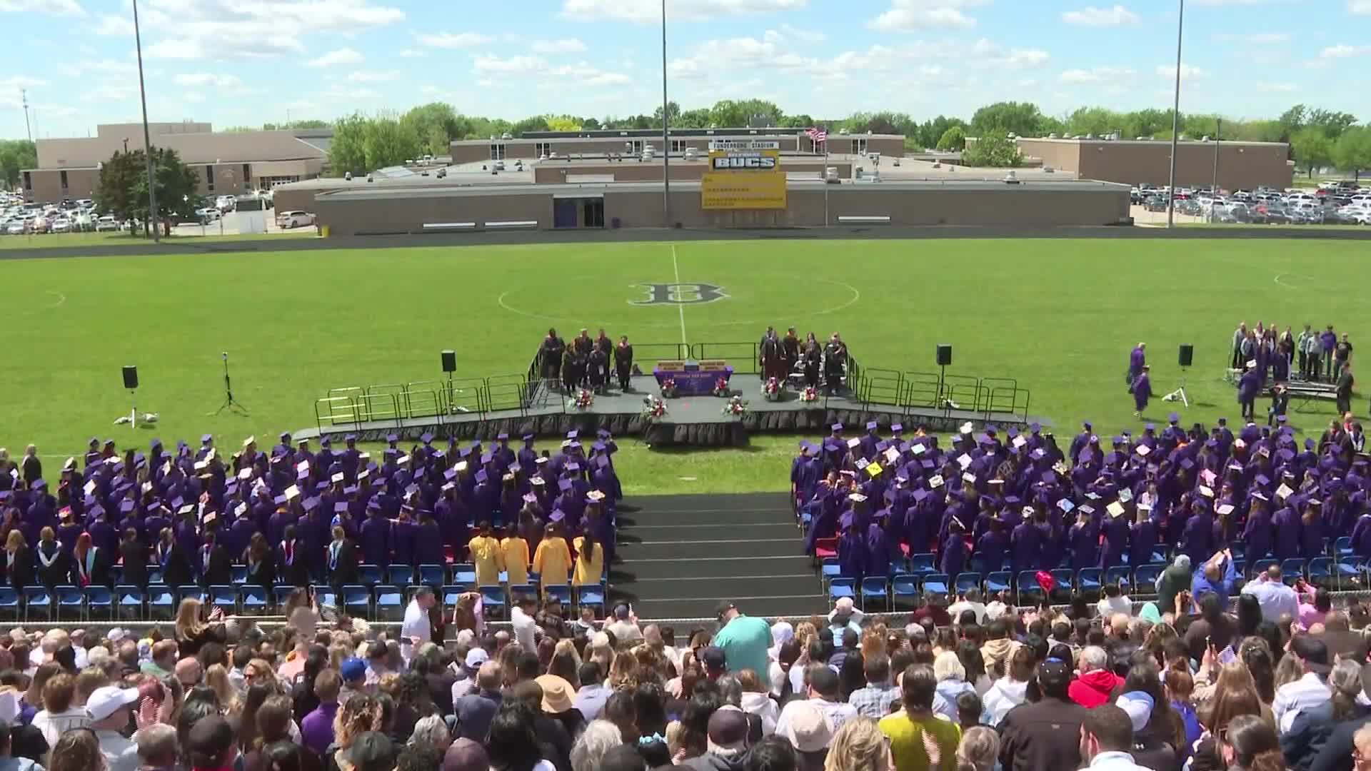 Belvidere High School awards diplomas; superintendent certifies class met state and board requirements