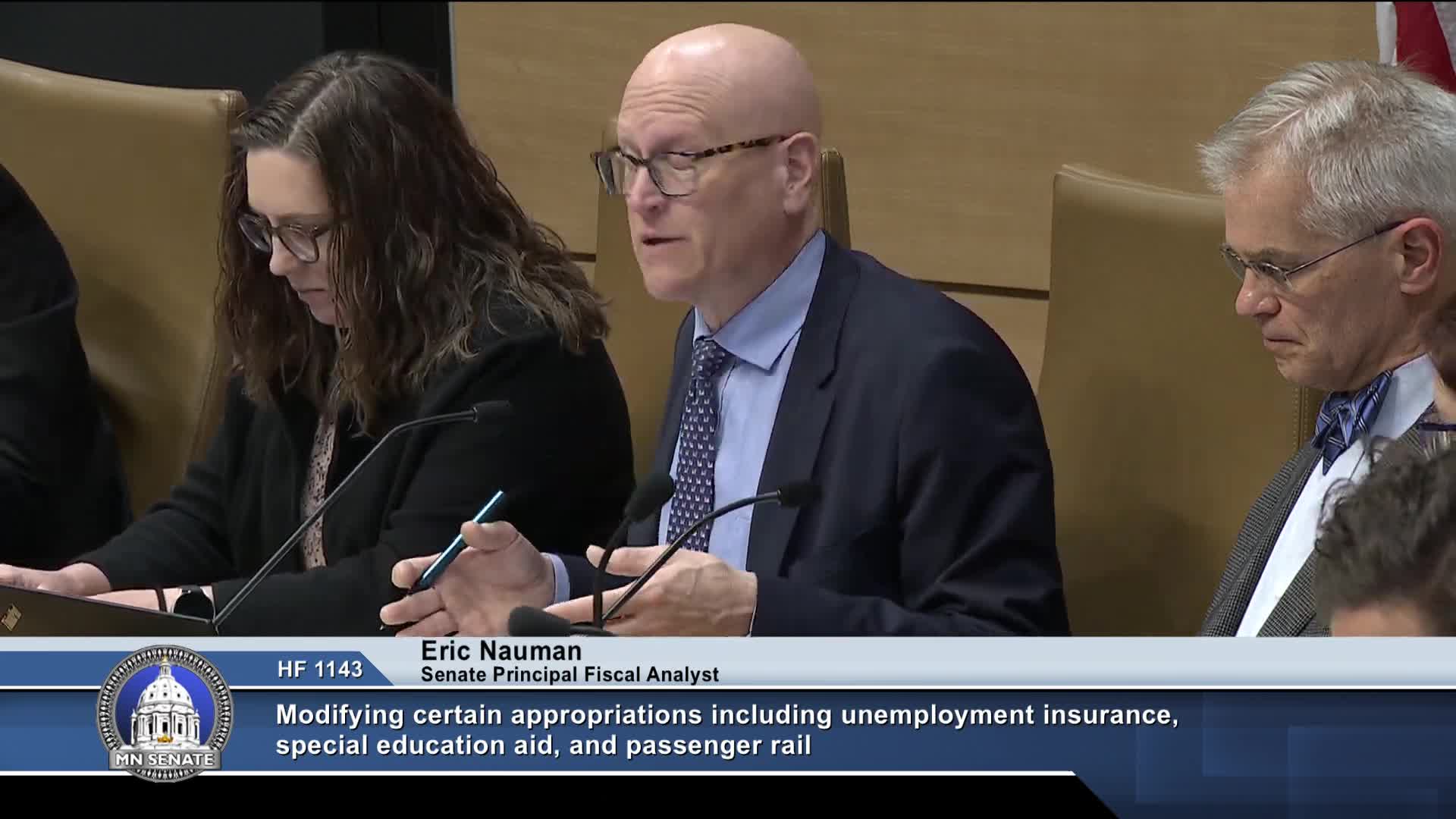 Senate debates special education funding changes and unemployment aid implications