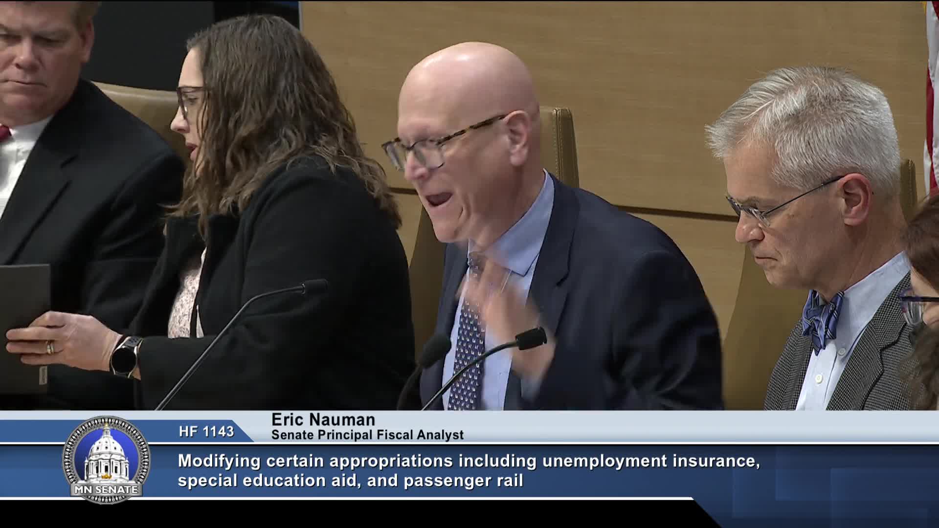 Senate discusses Howe Amendment shifting funds from transportation to special education aid