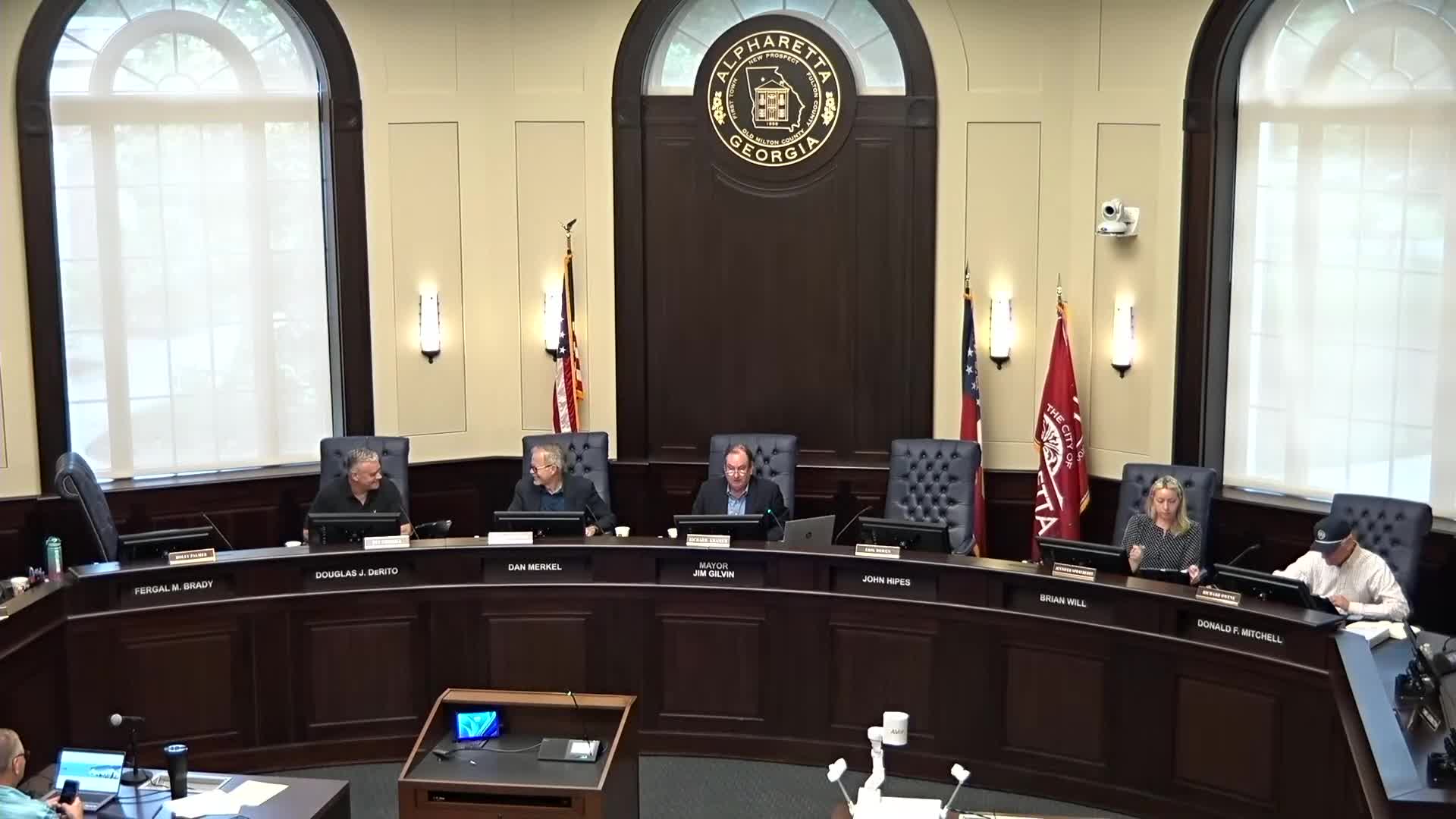 Design review board approves monument sign for 55 Roswell Street, requires applied letters and base plantings