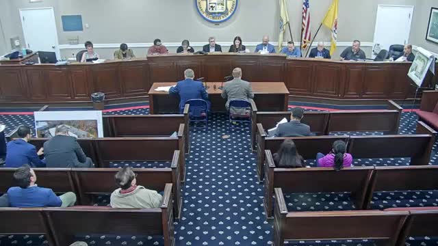 Architect William Kimberly presents new development plans to Parsippany zoning board