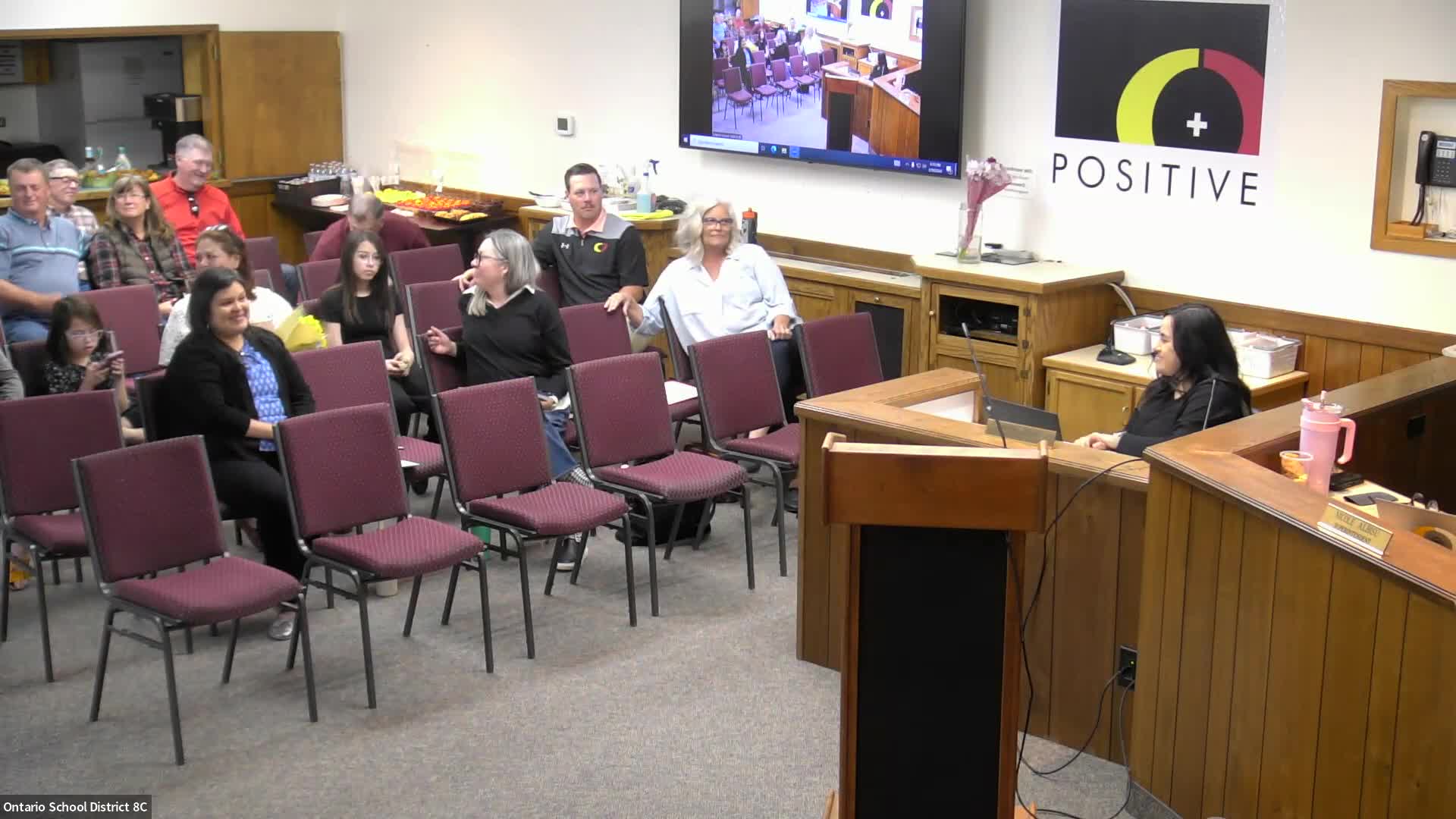 Ontario Middle School honors retirees Sherry Geem and Kemi for 27 years of service