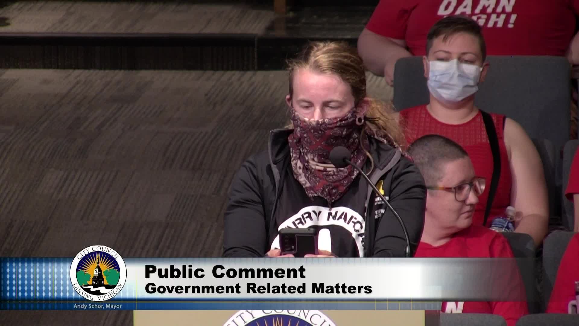 Lansing residents protest encampment evictions amidst homelessness crisis