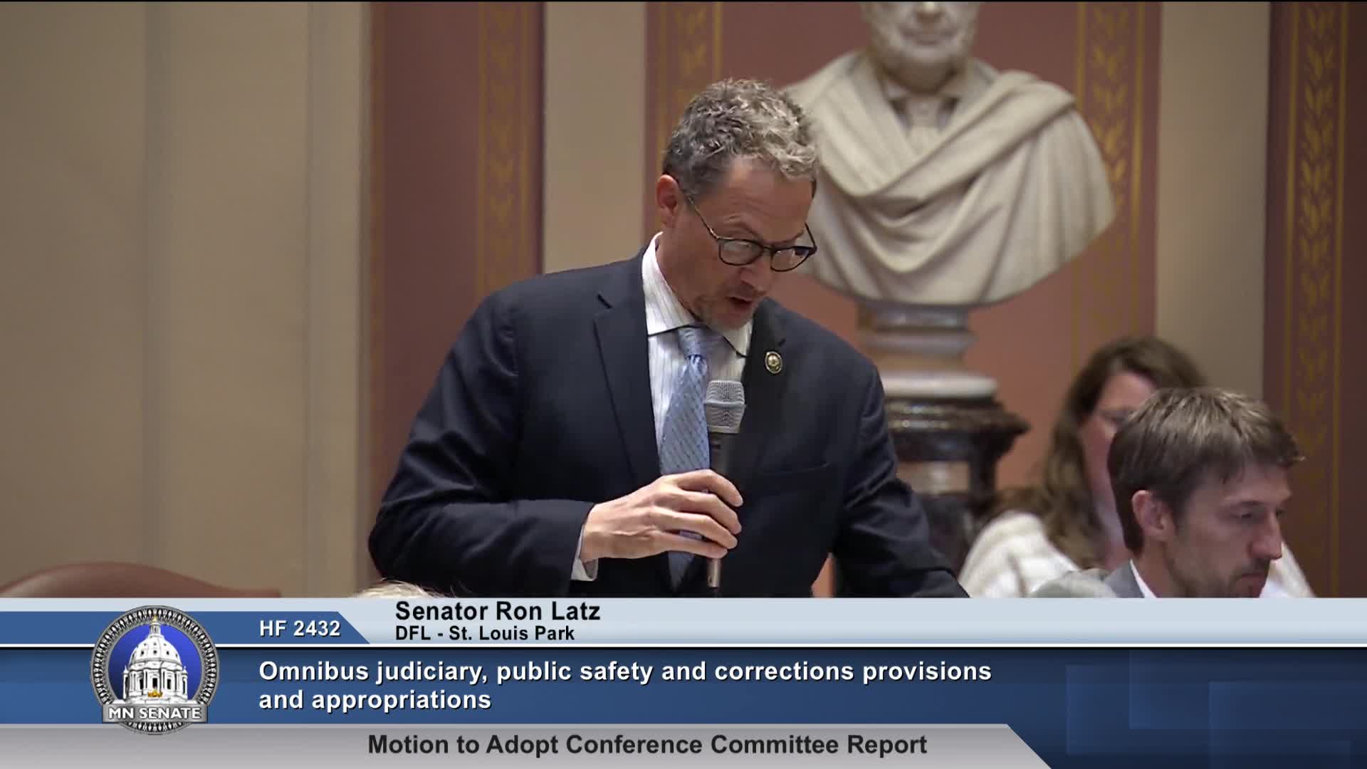 Senator Limmer opposes adopting conference report citing police training resource gaps
