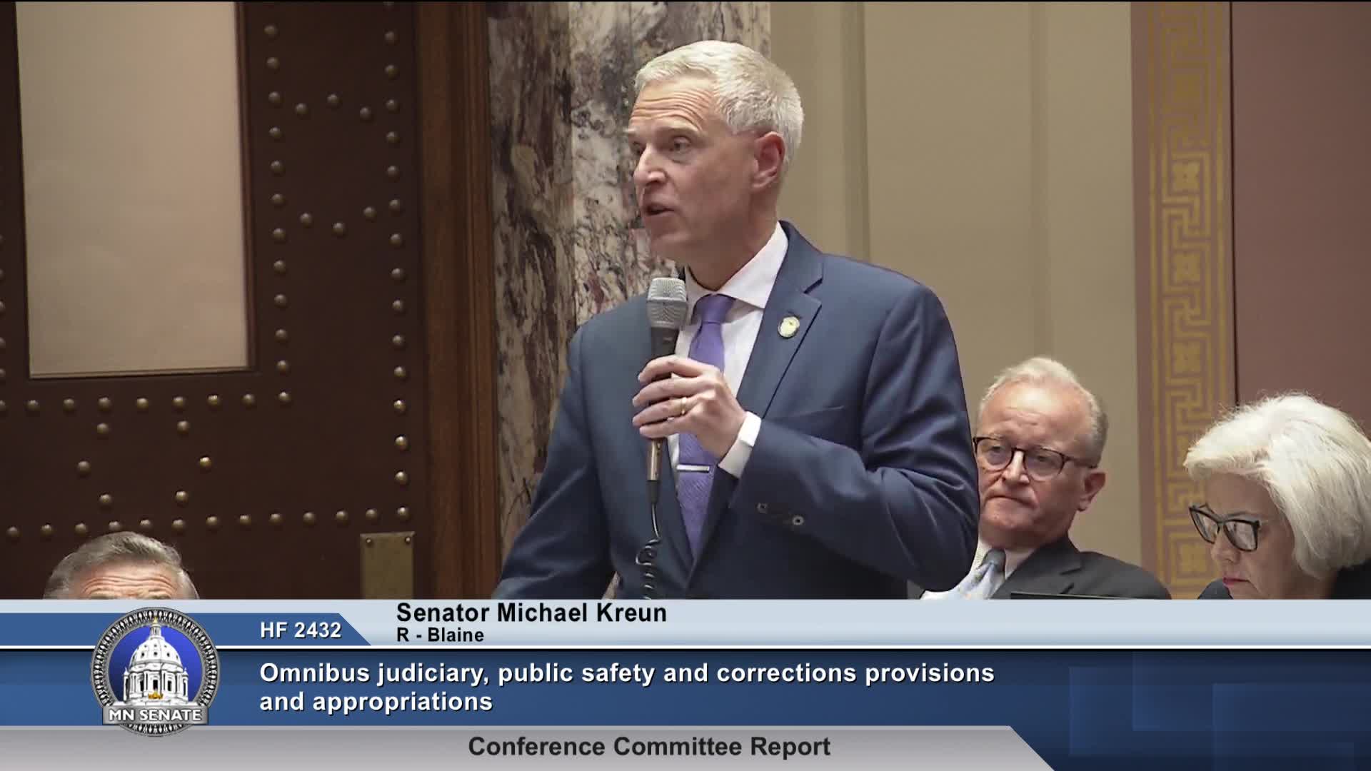 Minnesota legislators address prison closure and bills on crime victim support