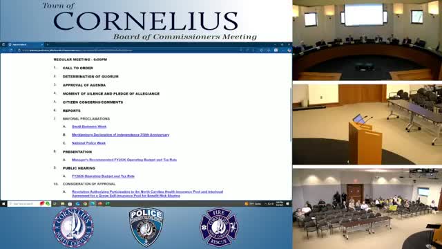 Mayor of Cornelius proclaims May 17 as Small Business Week