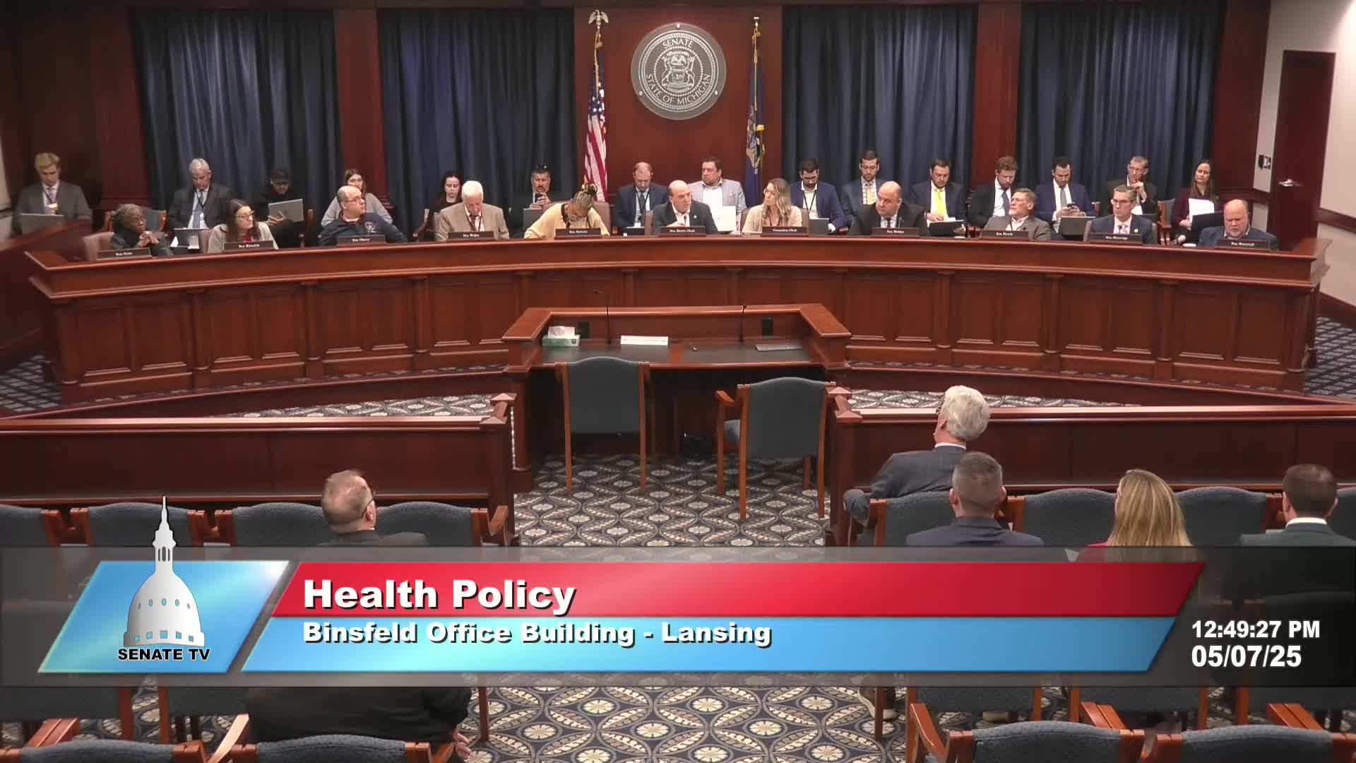 Michigan Senate committee reports four healthcare bills with unanimous support