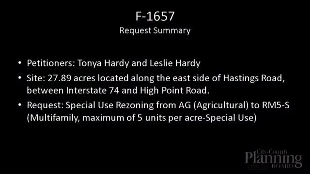 Planning Board approves Hardy's petition to rezone 28 acres in Forsyth County
