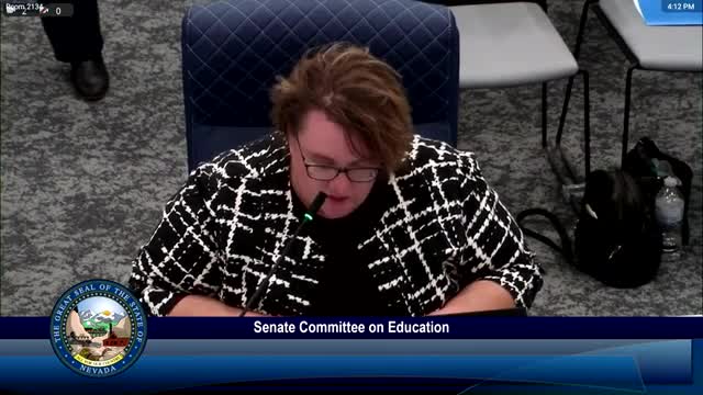 Students from Doral Academy oppose Senate Bill 460 at education committee hearing