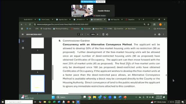 Commissioners debate conditions for affordable housing development in new proposal