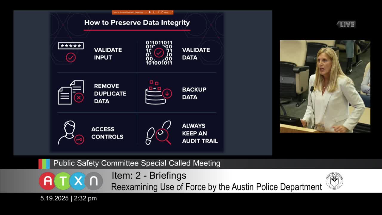 Chief Davis proposes internal APD use of force task force for accountability improvements