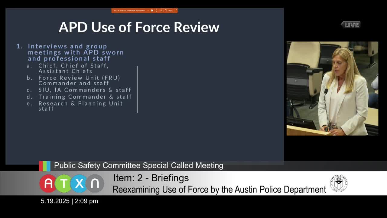 Austin Police Department reviews inconsistencies in use of force data reporting