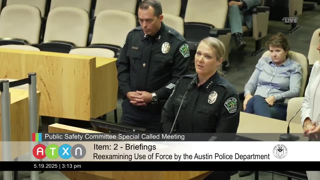 Austin Police Department task force reviews cultural change and use of force policies