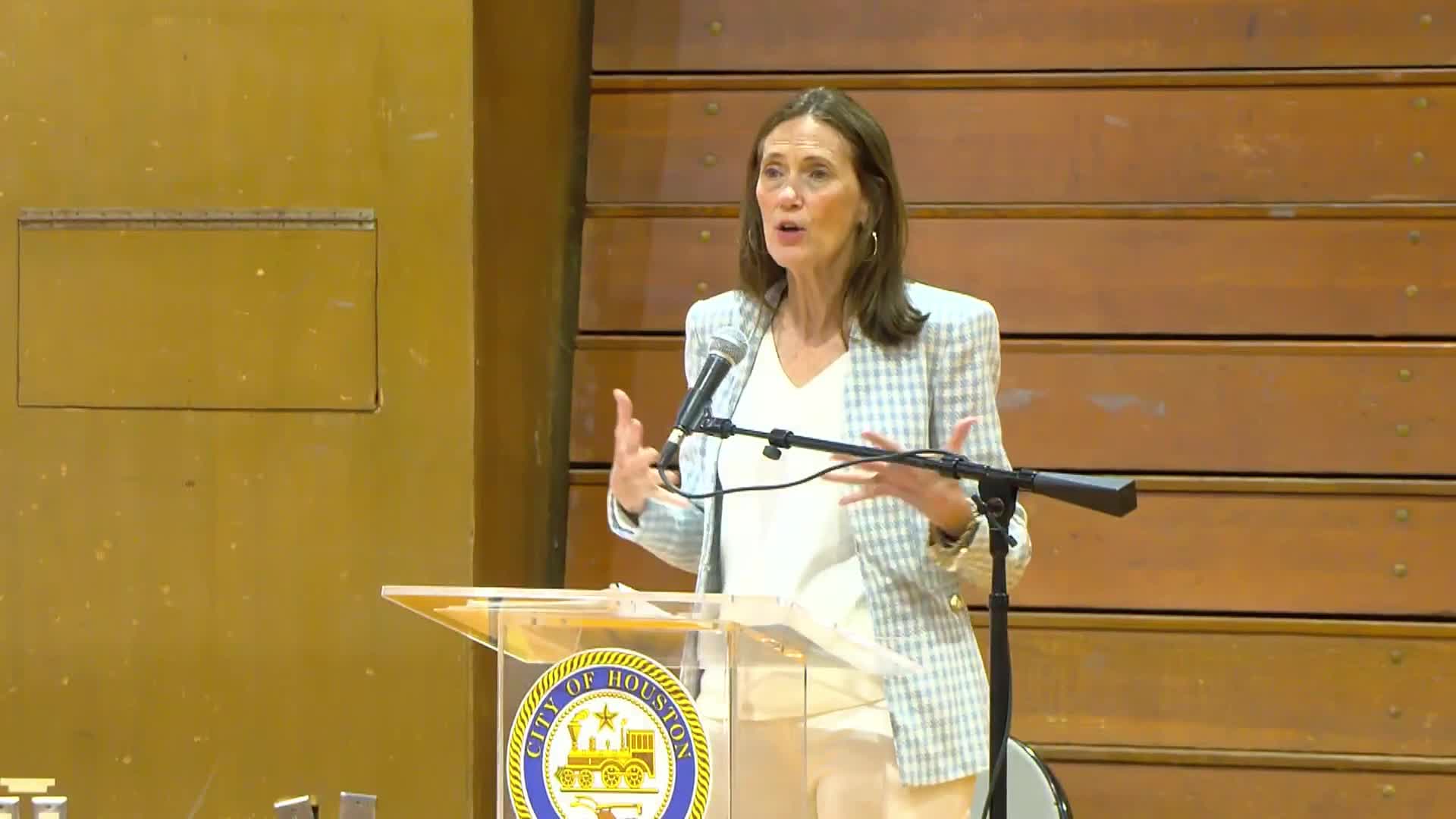 Houston officials point to procurement consolidation, voluntary retirements and departmental moves to narrow FY26 gap