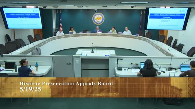 JD Bartel convenes historic preservation appeals board meeting