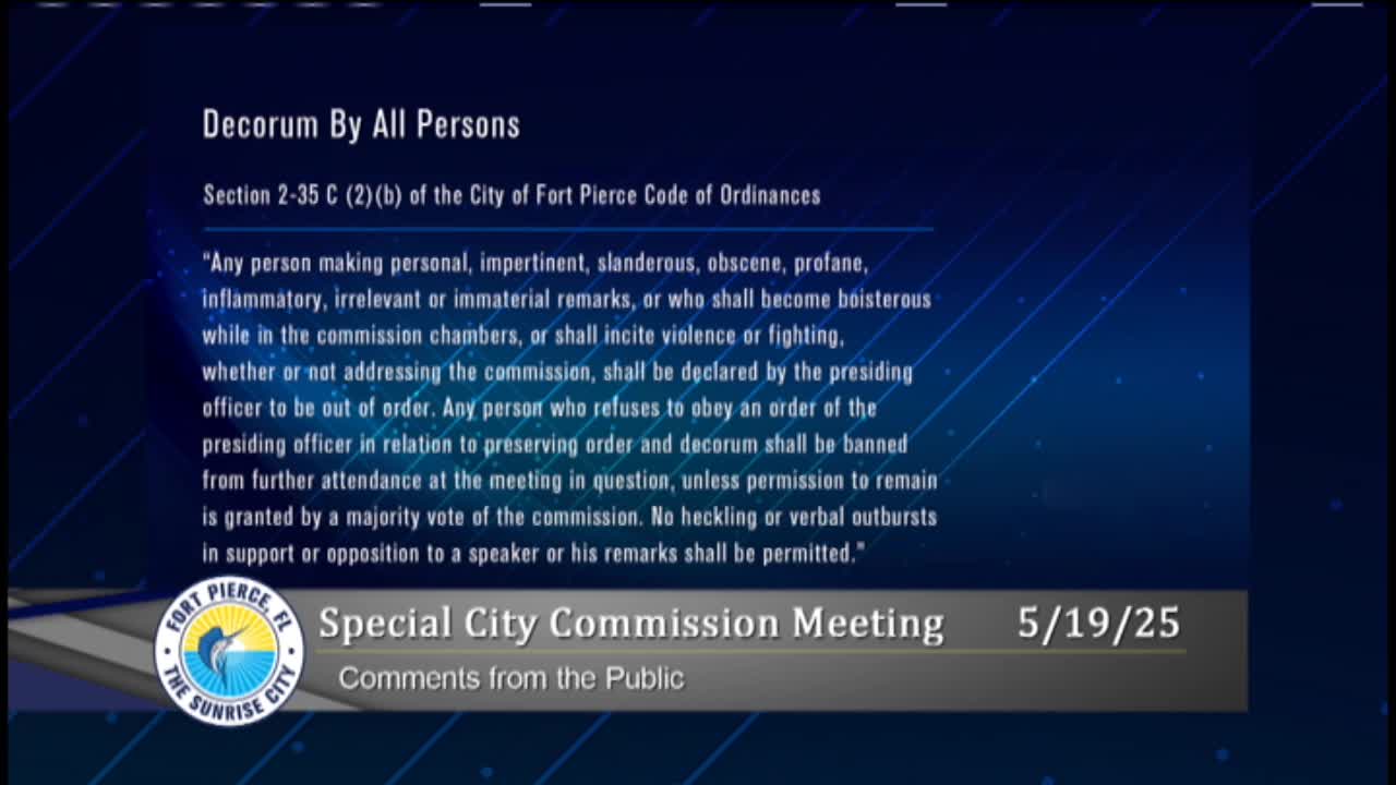 Community leaders address Fort Pierce police budget and staffing challenges
