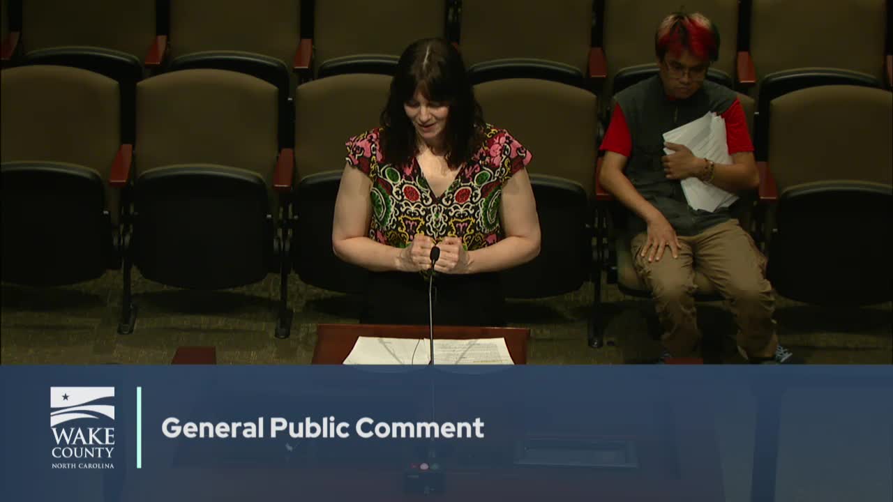 Wake County residents demand increased funding for public schools and Lake Crabtree Park