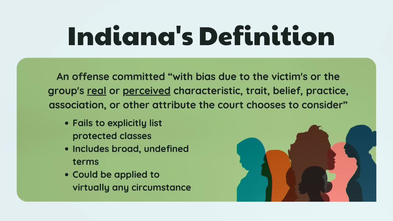 Indiana's Hate Crime Laws Under Review Amidst Rising Bias Incidents